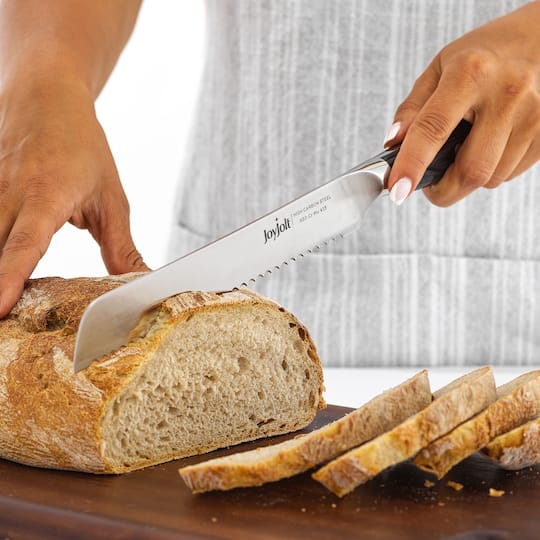 JoyJolt® 8" High Carbon Steel Bread Knife